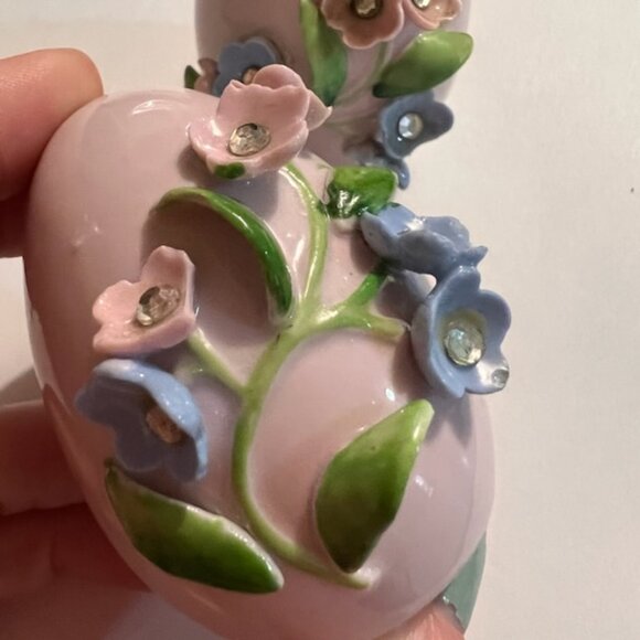 Vintage Japanese Floral Egg S&P Shakers RARE - Picture 3 of 16